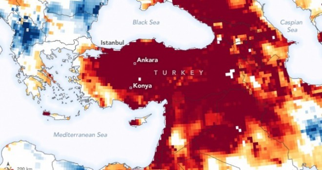 NASA'dan Türkiye'ye kuraklık uyarısı