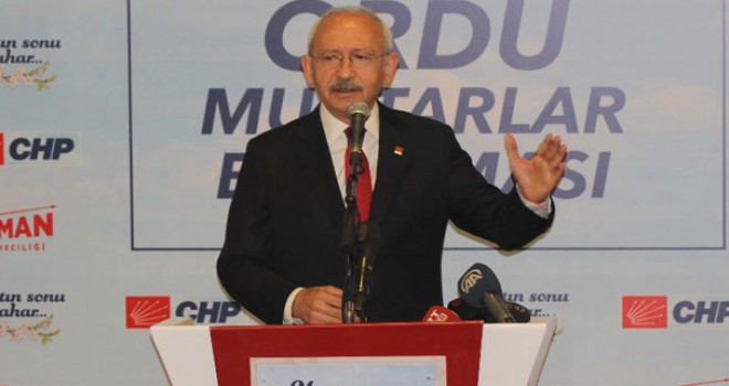 Kılıçdaroğlu Ordu'da STK temsilcileri ve muhtarlarla buluştu