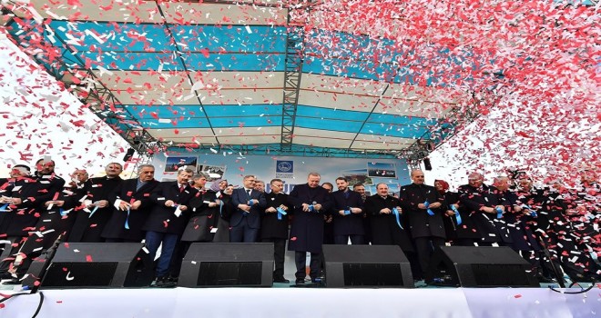  Üsküdar’da dev projeler Başkan Erdoğan tarafından hizmete açıldı