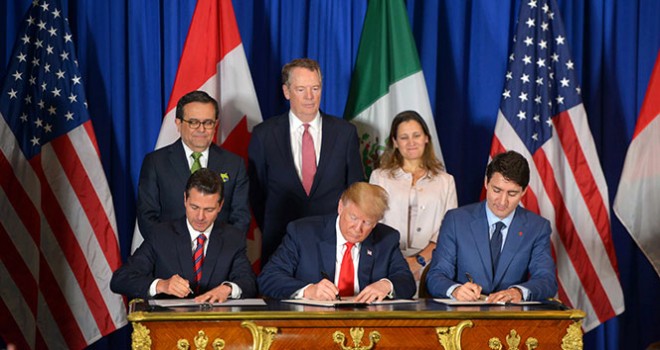 ABD, Meksika ve Kanada liderleri NAFTA'nın yerini alacak anlaşmayı imzaladı