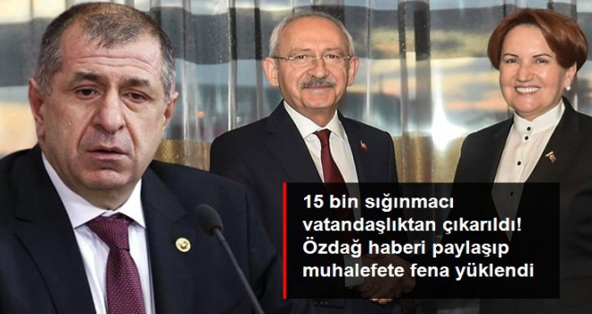 Göç idaresi 15 bin sığınmacının vatandaşlığını iptal etti!