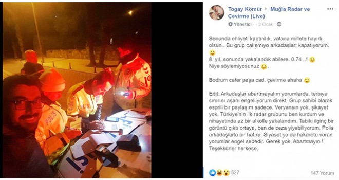  Trafik cezası yememek için gurup kurdu ama..