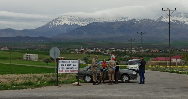 Nişan merasiminden sonra mahalle karantinaya alındı