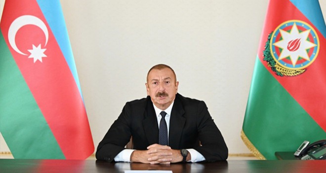 Azerbaycan Cumhurbaşkanı Aliyev ulusa seslendi