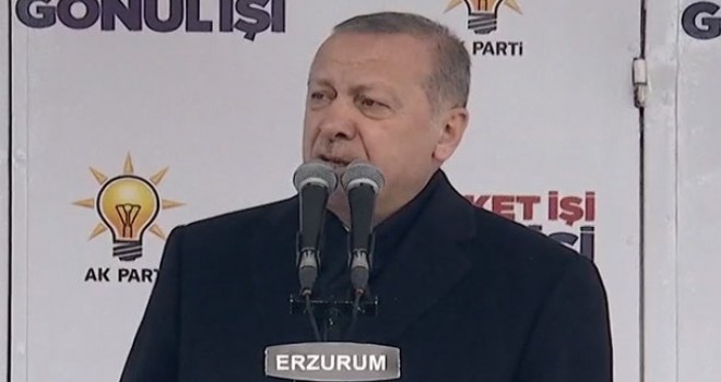 Cumhurbaşkanı Recep Tayyip Erdoğan konuşuyor