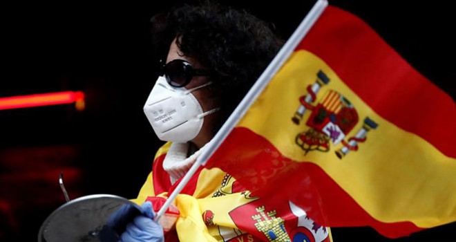 İspanya'da ölü sayısı ilk kez 100'ün altına düştü