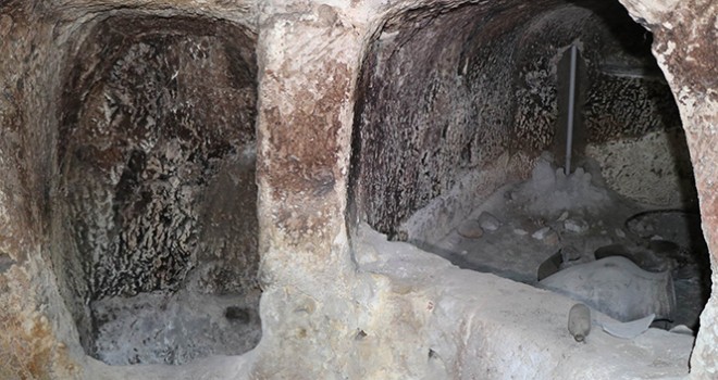 Kapadokya'da evin altından yeraltı şehri çıktı