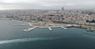 Kabataş'ta çalışmalar ,yeniden başladı