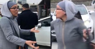 İçinde çocuğu varken otomobili çekilince çılgına döndü!