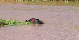 Dere kenarında ürperten görüntü!