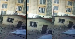 Hırsızlık için girdi, ev sahibine denk gelince aşağı atlayarak, kaçtı