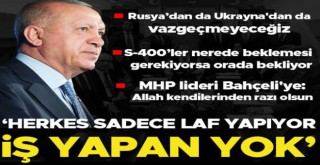 Cumhurbaşkanı Erdoğan'dan flaş mesajlar!