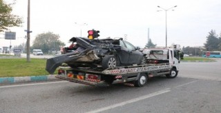 Kahramanmaraş'ta 10 araç birbirine girdi: 2 yaralı