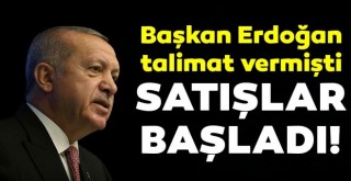 Başkan Erdoğan’ın talimatıyla startı verilen projede satışlar başladı!