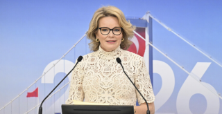 Kraliçesi Mathilde'nin ziyaretinde üst düzey ekonomi