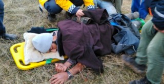 Domuz saldırısına uğrayan çoban yaralandı!