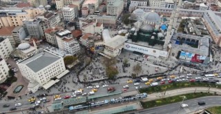 'Umut kuyruğu' havadan görüntülendi