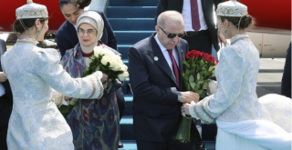 Cumhurbaşkanı Erdoğan Türkistan'da