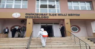 İlçe’de Dezenfekte edilmeyen yer kalmıyor