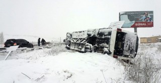  Kütahya'da otobüs kazası: 19 yaralı
