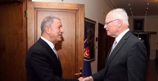 Bakan Akar, ABD Suriye Özel Temsilcisi Jeffrey ile görüştü