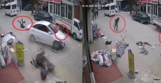 Bursa'da korkunç kaza! Yayaların arasına böyle daldı
