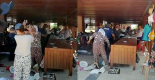 Antik kentte hediyelik eşya satışında kadınların kavgası karakolda bitti