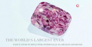 15,81 karatlık pembe mor Sakura Elması'na 25 milyon dolar fiyat biçildi