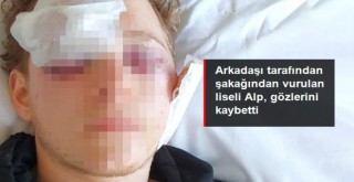 Arkadaşının silahla oynarken şakağından vurduğu genç görme yetisini kaybetti