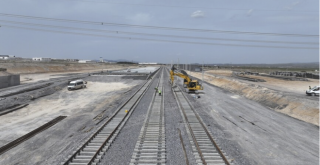 Demir yolu lojistik merkezinin yüzde 70'i tamamlandı