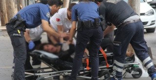 Polis bile zaptedemedi! Son çare bağladılar