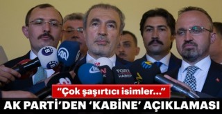 Son dakika: AK Partili Bostancı'dan 'Bakanlar Kurulu' açıklaması