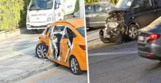 HDP'li vekilleri taşıyan minibüs taksiyi biçti: Ölü ve yaralılar var