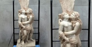 Heykeli 1 milyon 700 bin liraya  satmak isterken yakalandı