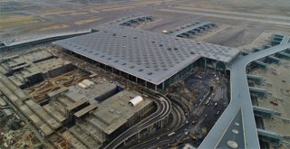 İstanbul'un ,yeni havalimanı ,havadan görüntülendi