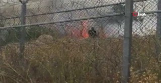 Sınırda yangın alarmı, alevlerin Türkiye'ye sıçramasına 5 metre kaldı