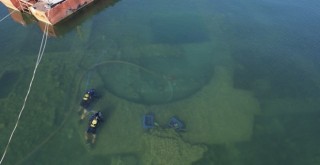 Gölün dibindeki bazilika müze oluyor