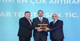 Nazar Tekstil’e ihracatını en çok arttıran başarı özel ödülü verildi!