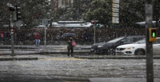 Ankara'dan kar manzaraları