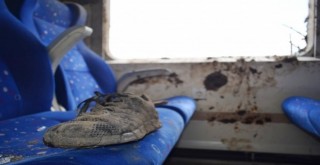  Trenin içinden görüntüler yürek yaktı